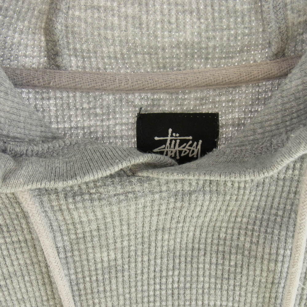 STUSSY ステューシー サーマル パーカー グレー系 M【中古】