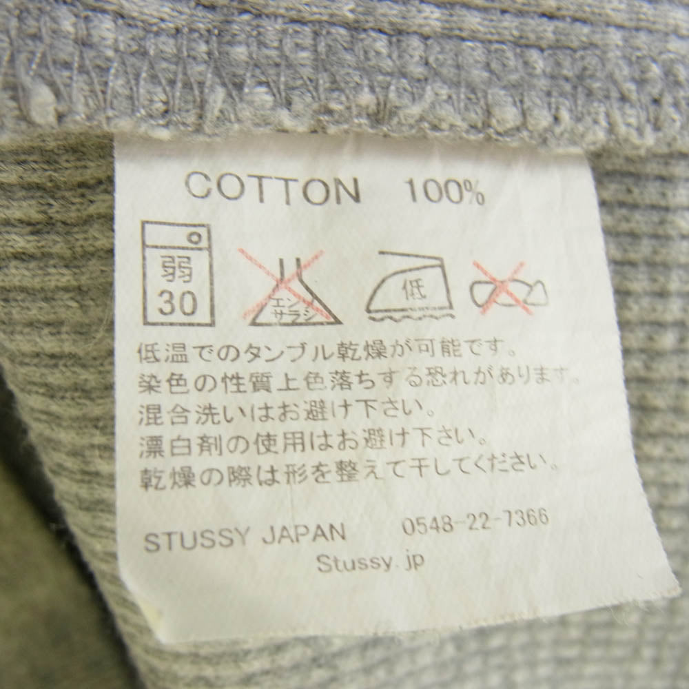 STUSSY ステューシー サーマル パーカー グレー系 M【中古】