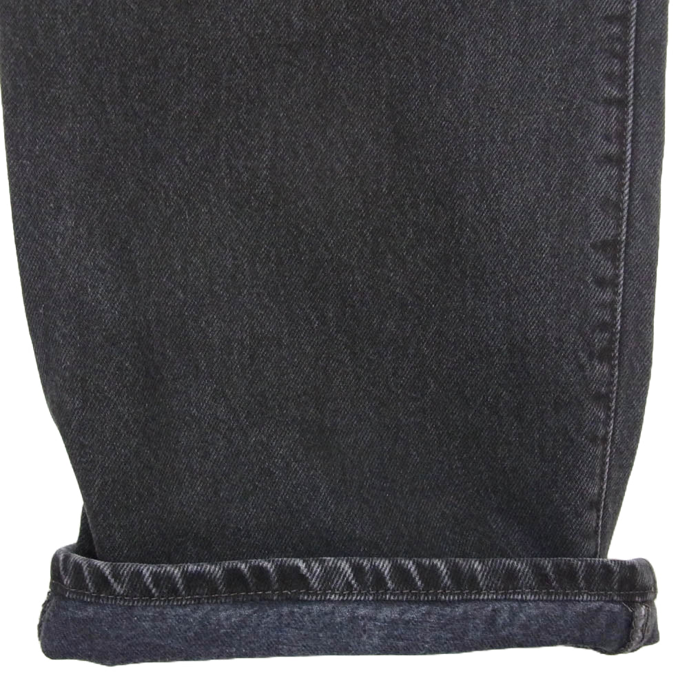 Levi's リーバイス 00501-0660 501 ORIGINAL FIT オリジナルフィット ブラック デニム パンツ ブラック系 38【中古】