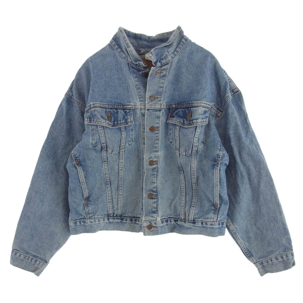 Levi's リーバイス 70598-4891 90s ボタン裏 493 3rd デカパッチ ワイドシルエット デニム トラッカー ジャケット Gジャン L ライトブルー系【中古】