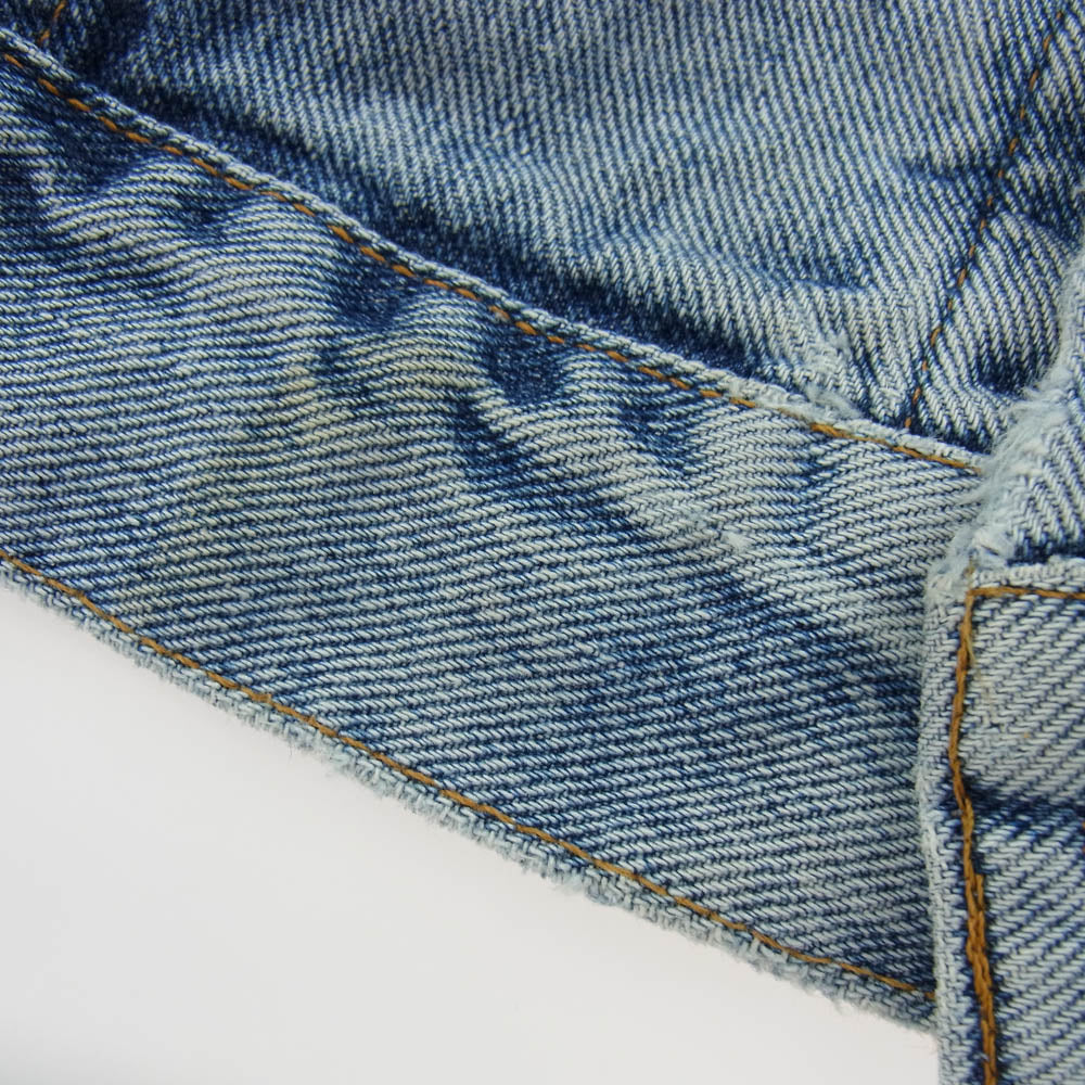 Levi's リーバイス 70598-4891 90s ボタン裏 493 3rd デカパッチ ワイドシルエット デニム トラッカー ジャケット Gジャン L ライトブルー系【中古】