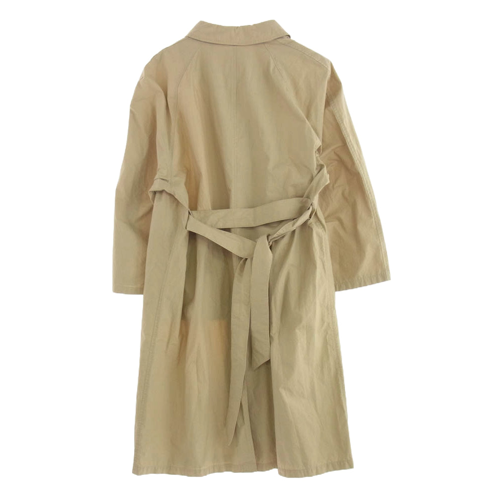Christian Dior クリスチャンディオール 80年代 ヴィンテージ LE CONNAISSEUR ステンカラーコート バルマカーンコート ベージュ系 40S【中古】