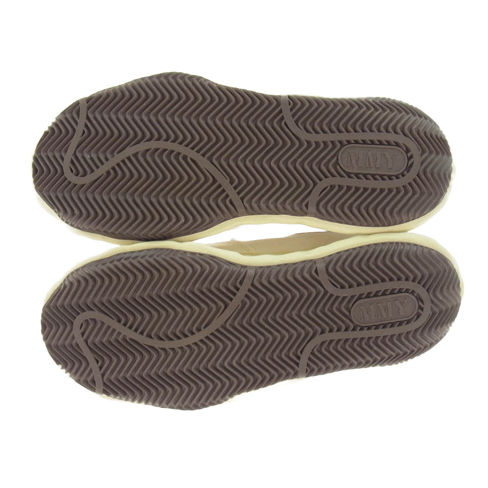 MIHARA YASUHIRO ミハラヤスヒロ A09FW732 BLAKEY VL OG Sole Canvas Low-top Sneaker ブレイキー ビンテージライク オリジナル ソール キャンバス ローカット スニーカー ホワイト系 イエロー系 42【中古】