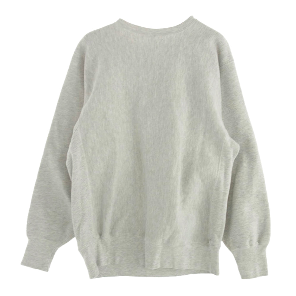 Champion チャンピオン USA製 90s ヴィンテージ REVESE WEAVE Ohio State リバースウィーブ ロゴ スウェット グレー系 レッド系 L【中古】