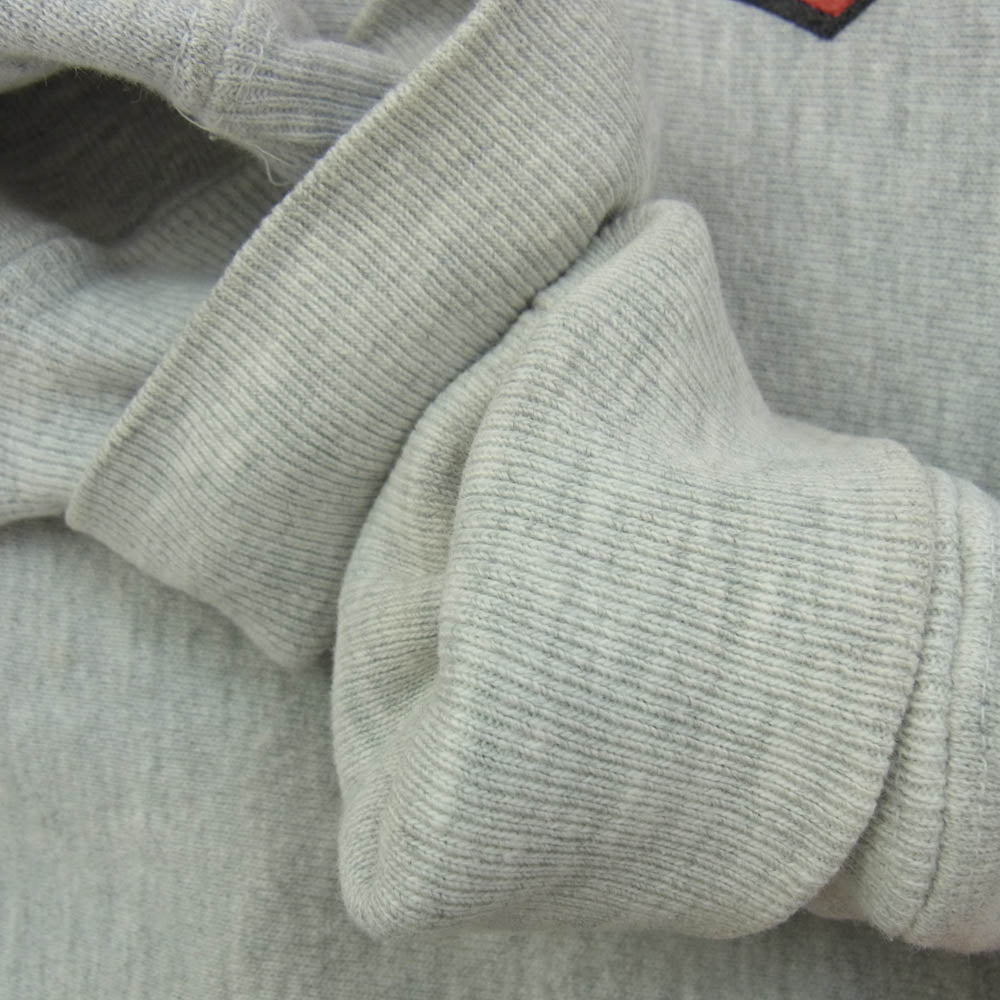 Champion チャンピオン USA製 90s ヴィンテージ REVESE WEAVE Ohio State リバースウィーブ ロゴ スウェット グレー系 レッド系 L【中古】