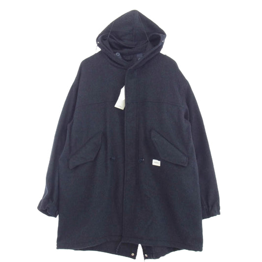 BEDWIN & THE HEARTBREAKERS ベドウィンアンドザハートブレイカーズ 24AB5623 WOOL M-51 MILRITARY PARKA CHASE ウール ミリタリー パーカー モッズコート ダークネイビー系 2【極上美品】【中古】