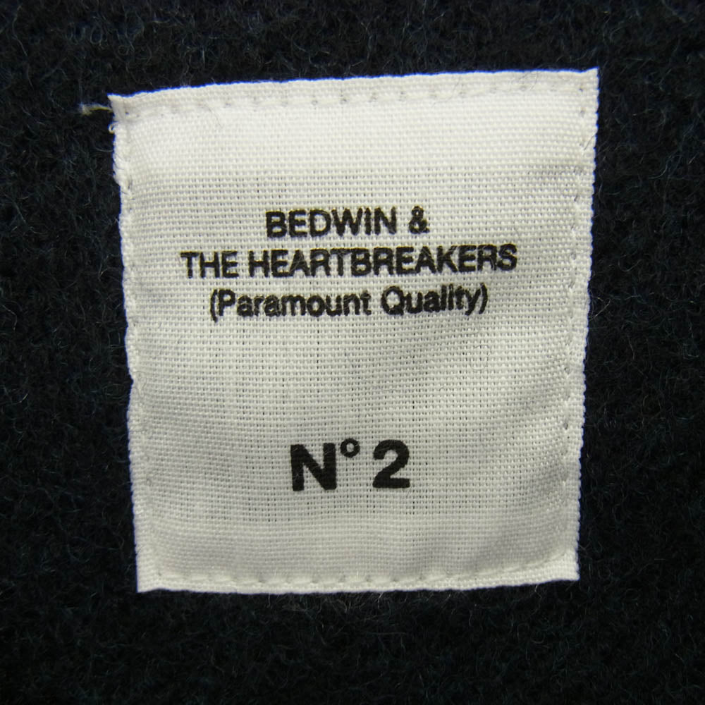 BEDWIN & THE HEARTBREAKERS ベドウィンアンドザハートブレイカーズ 24AB5623 WOOL M-51 MILRITARY PARKA CHASE ウール ミリタリー パーカー モッズコート ダークネイビー系 2【極上美品】【中古】