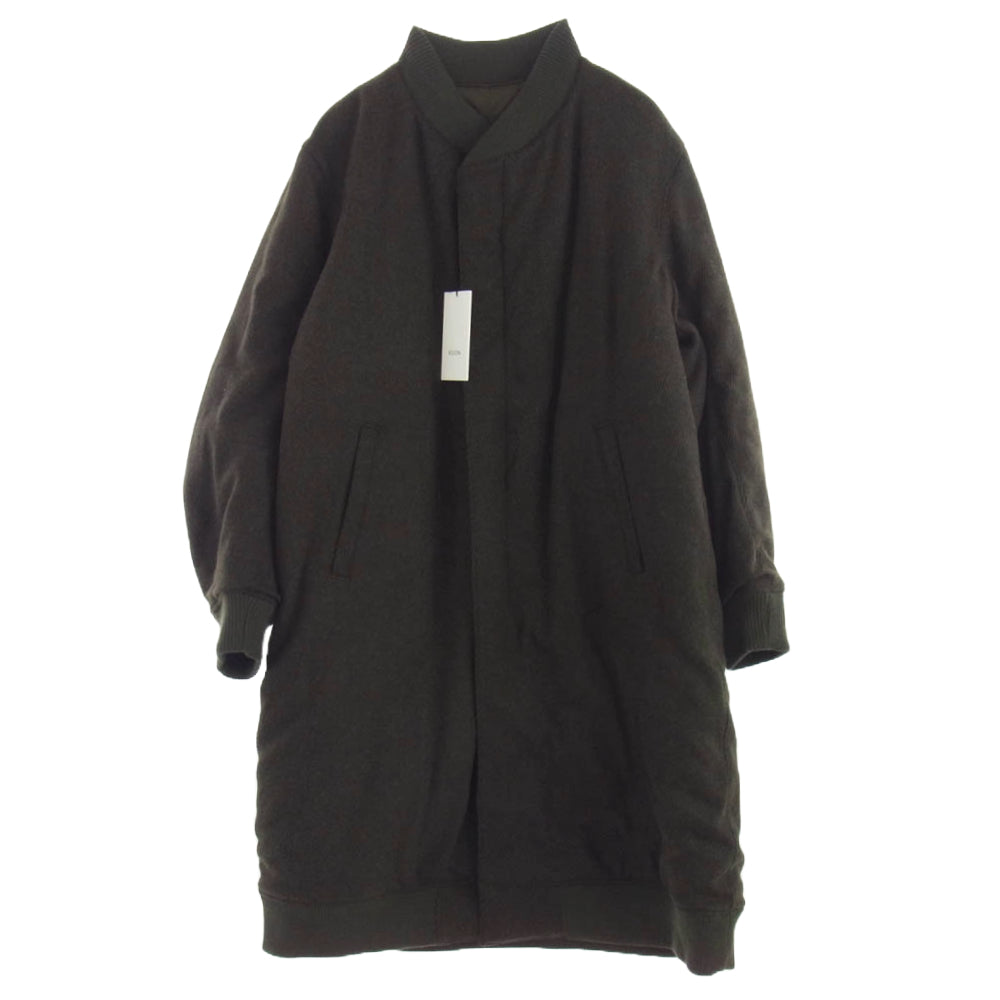 KUON クオン 144CO010102 Reversible Bomber Coat リバーシブル ボンバー コート カーキ系 M【極上美品】【中古】