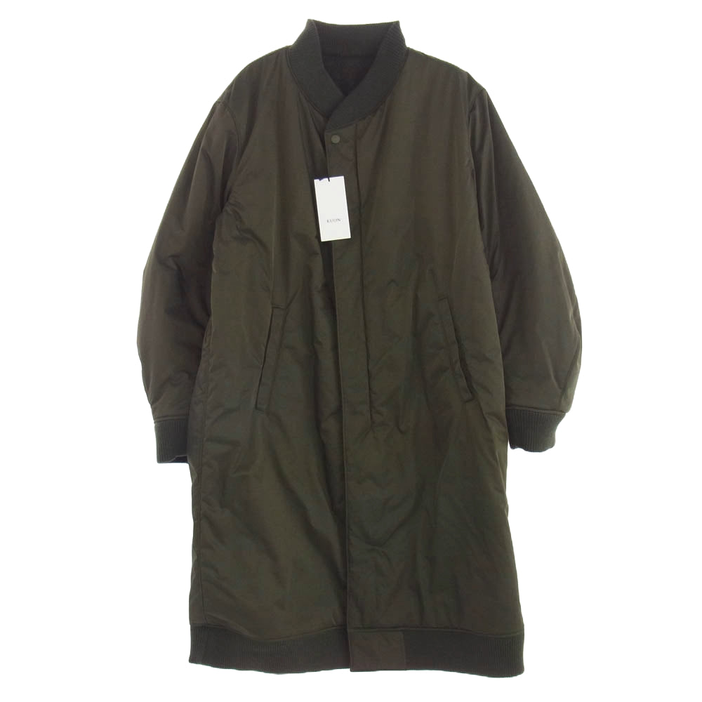 KUON クオン 144CO010102 Reversible Bomber Coat リバーシブル ボンバー コート カーキ系 M【極上美品】【中古】