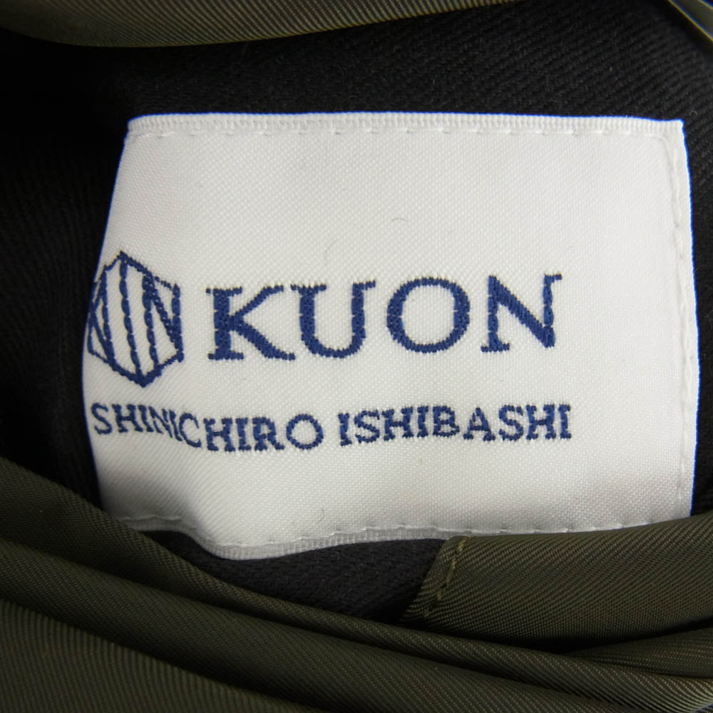 KUON クオン 144CO010102 Reversible Bomber Coat リバーシブル ボンバー コート カーキ系 M【極上美品】【中古】