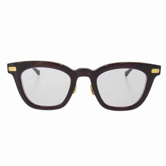 WACKO MARIA ワコマリア PL－008 × NATIVESONS  ネイティブサンズ サングラス アイウェア 眼鏡 ダークブラウン系【中古】