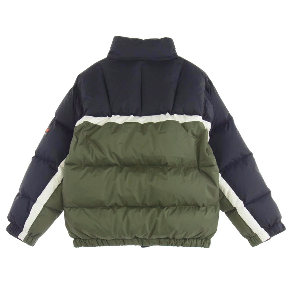 WACKO MARIA ワコマリア 24AW 24FW-WMO-NA01 × NANGA ナンガ SWITCHING DOWN JACKET TYPE-1 ダウン ジャケット グリーン系 M【極上美品】【中古】