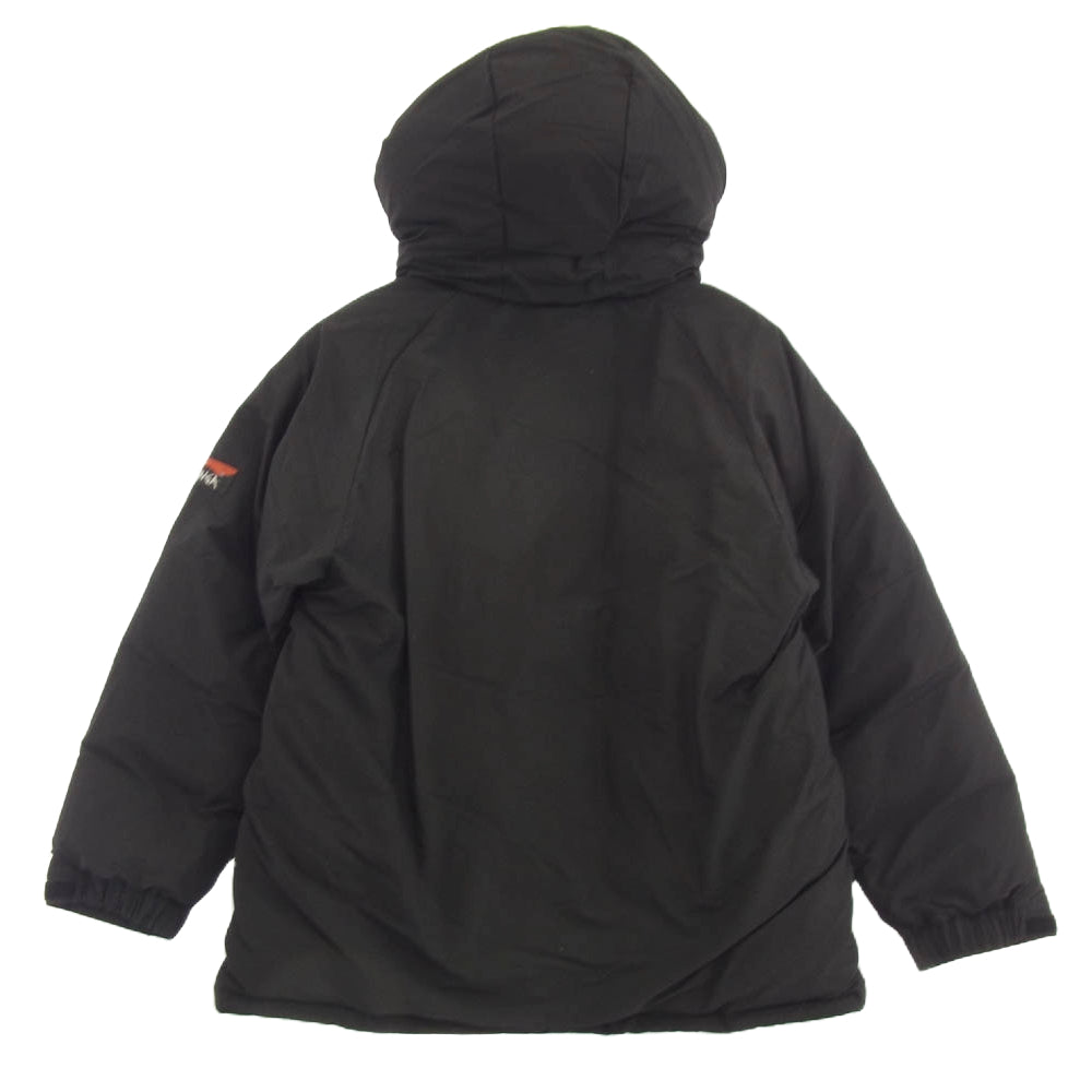 WACKO MARIA ワコマリア 23AW 23FW-WMO-NA01 × NANGA ナンガ MOUNTAIN BELAY COAT TYPE 1 マウンテンコート 中綿 ジャケット ブラック系 M【美品】【中古】