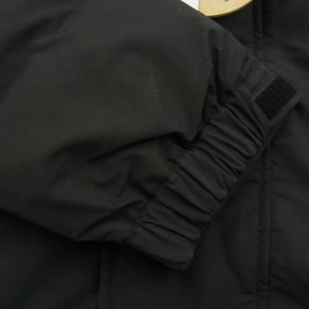 WACKO MARIA ワコマリア 23AW 23FW-WMO-NA01 × NANGA ナンガ MOUNTAIN BELAY COAT TYPE 1 マウンテンコート 中綿 ジャケット ブラック系 M【美品】【中古】
