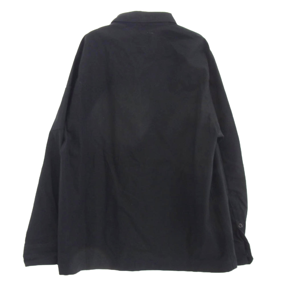 WTAPS ダブルタップス 21AW 21AW BUDS/LS/COTTON.SERGE 212BRDT-SHM02 バッツ ロングスリーブ シャツ ネイビー系 X02【中古】