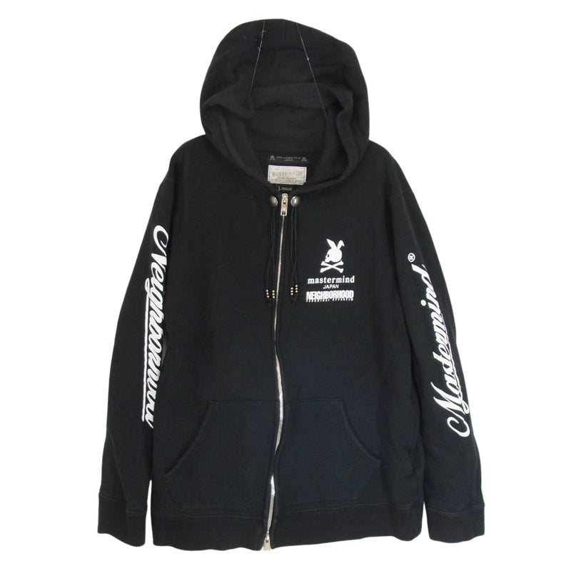NEIGHBORHOOD ネイバーフッド mastermind JAPAN マスターマインドジャパン パーカー ブラック系 XL【中古】