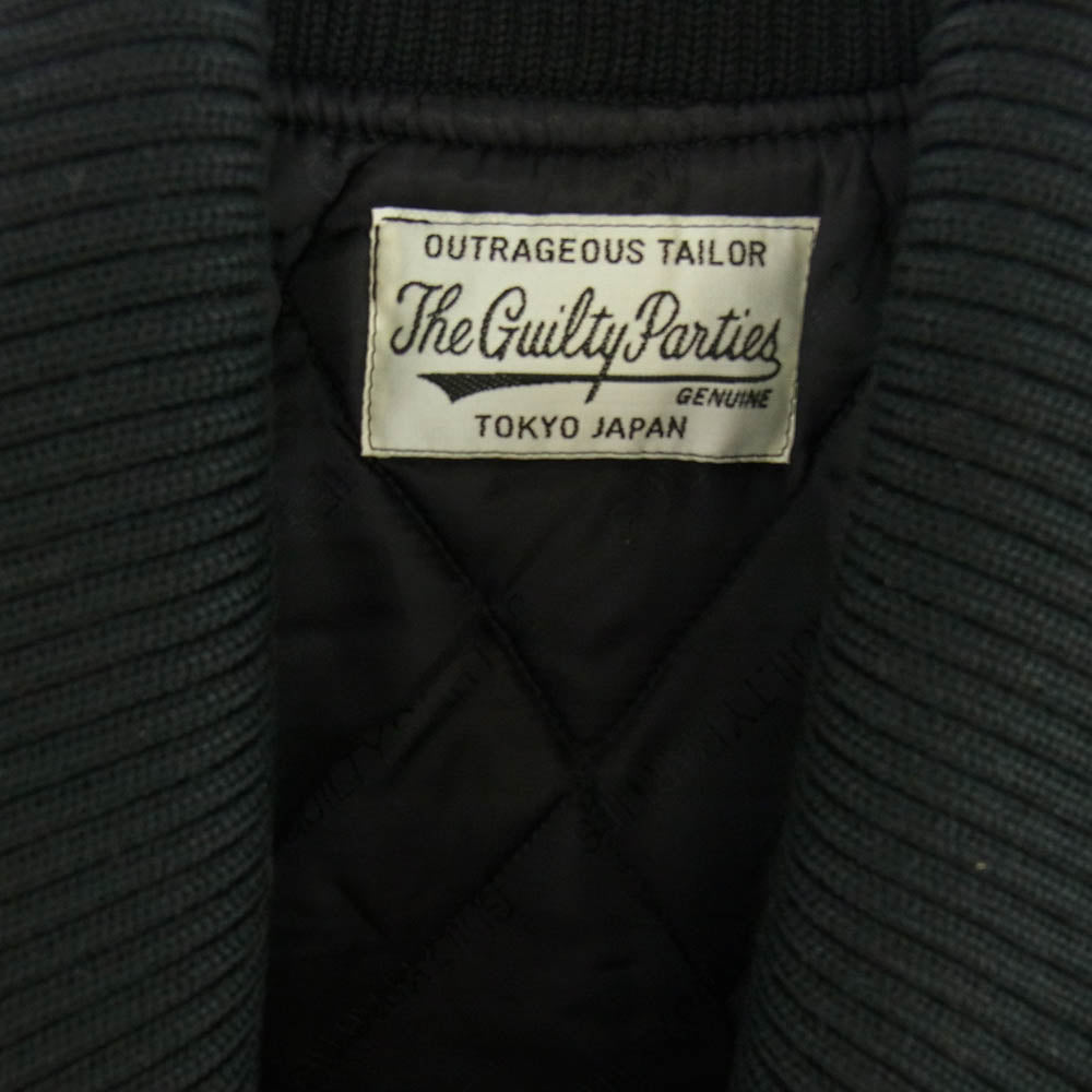 WACKO MARIA ワコマリア 14AW WOLFS HEAD ウルフズヘッド CAR CLUB JKT カークラブ ジャケット ブラック系 L【中古】