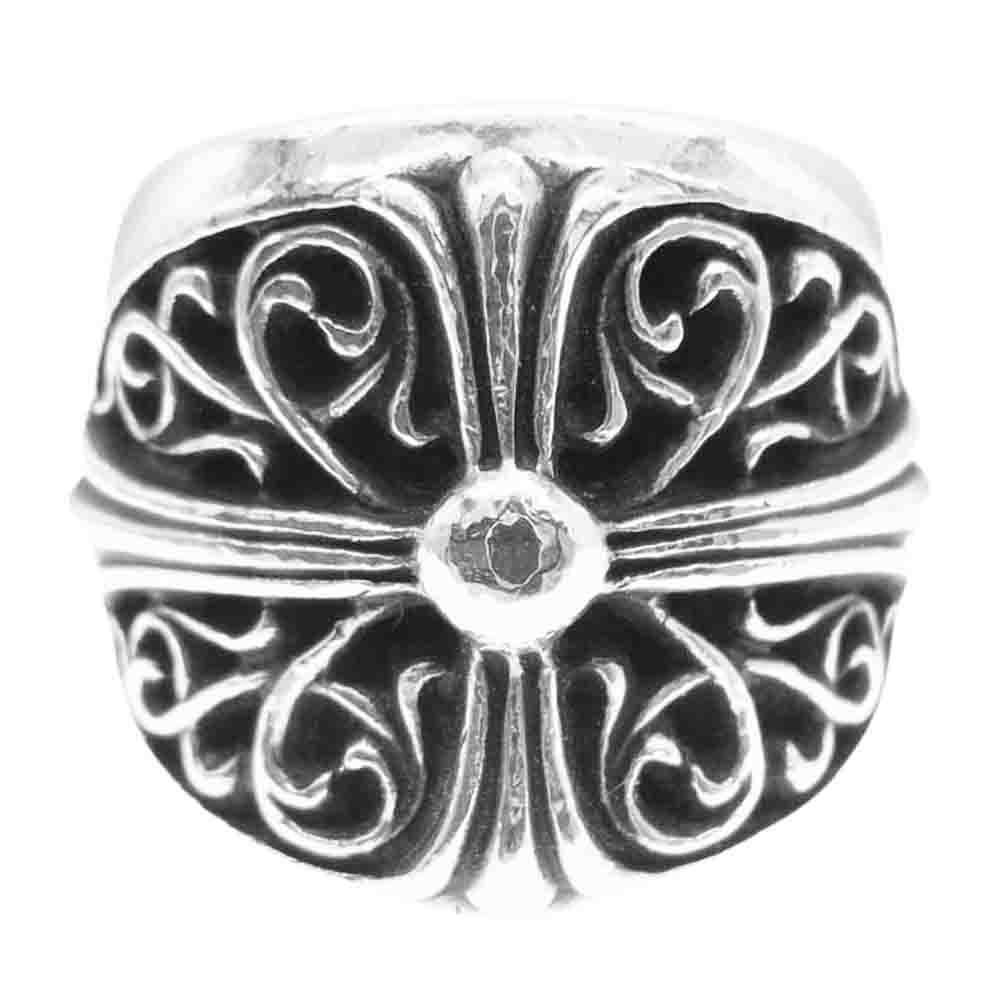 CHROME HEARTS クロムハーツ（原本無） CLASSIC OVAL クラシック オーバル クロス リング 23.5号【中古】