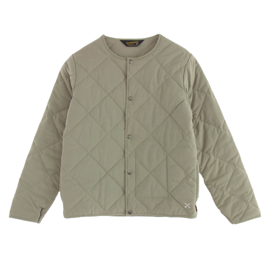 ブルコ 20AW Ol-070-020 QUILTING LINNER キルティングライナー ストレッチ ジャケット グレー系 S【中古】