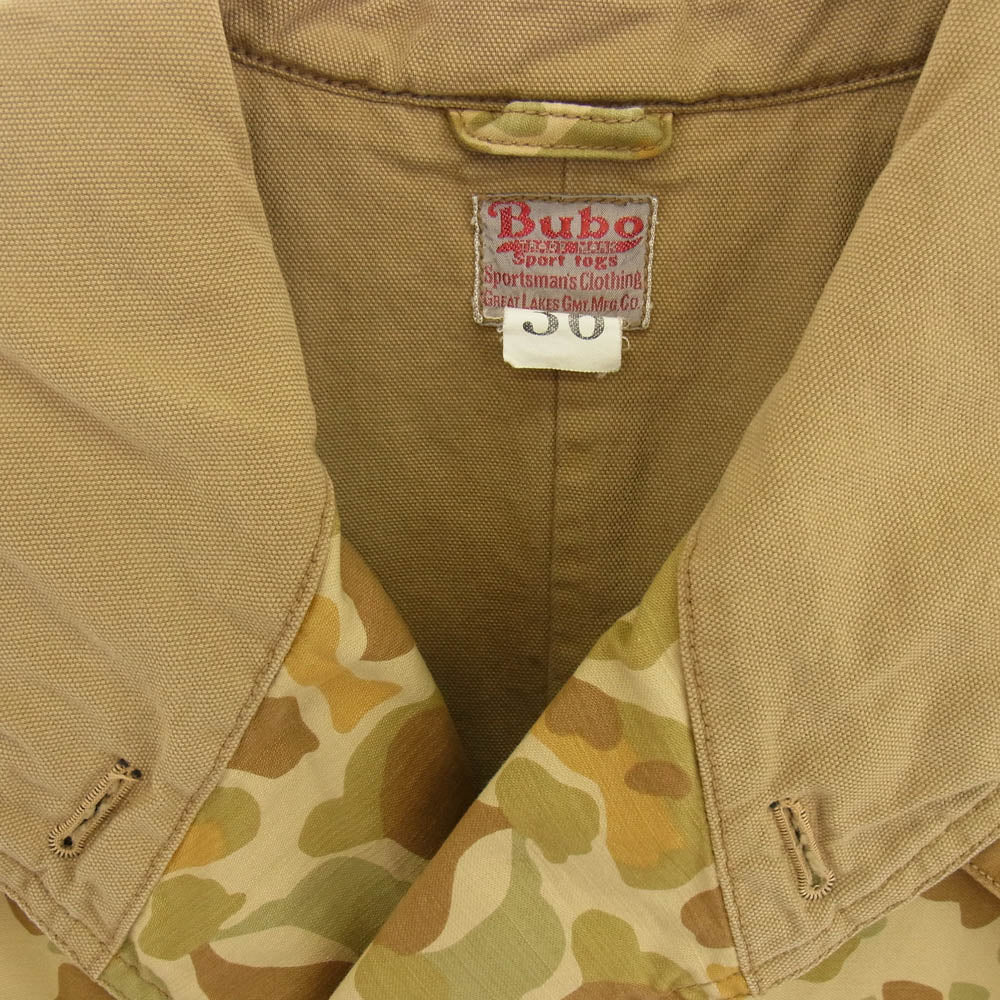 FREEWHEELERS フリーホイーラーズ M-1938 BUBO SPORTS TOGS GREAT LAKES MACKINAW COAT ダックハンターカモ マッキーノコート カーキ系 36【中古】
