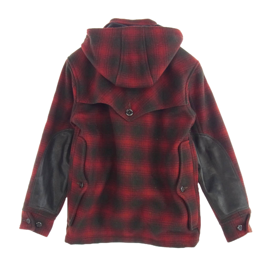 COLIMBO コリンボ ZY-0141 Forester Coat フォレスター コート ハンティング ウール フーディ ジャケット レッド系 XS【中古】