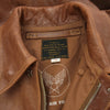 Buzz Rickson's バズリクソンズ M83181 実名復刻 A-2 J.A Dubow w535 A.C.27798 ミリタリー レザー フライト ジャケット ブラウン系 38【中古】