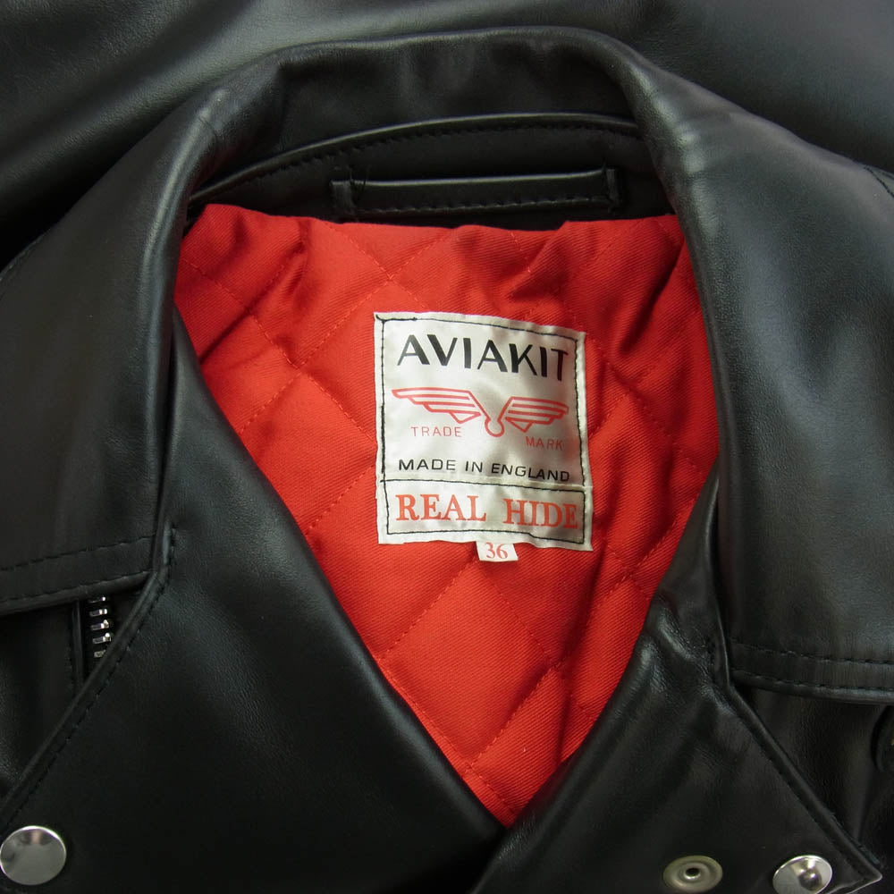 Lewis Leathers ルイスレザー 402 LIGHTNING ライトニング レザー ライダース ジャケット 36 ブラック系 36【中古】