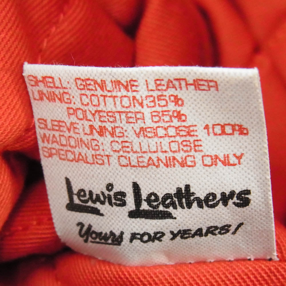 Lewis Leathers ルイスレザー 402 LIGHTNING ライトニング レザー ライダース ジャケット 36 ブラック系 36【中古】