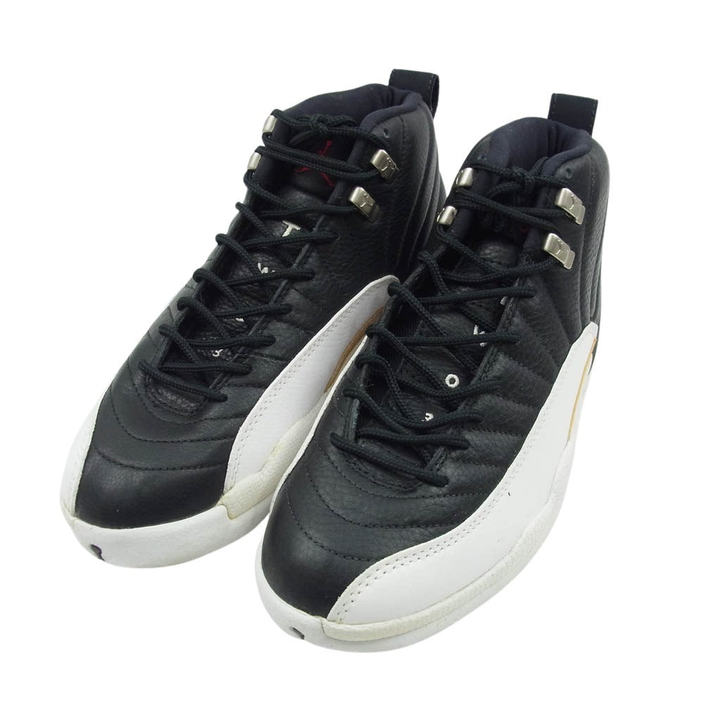 NIKE ナイキ 136001-061 観賞用 1996年製 AIR JORDAN 12 PLAY OFFS エアジョーダン 12 プレイオフ ハイカット スニーカー ブラック系 ホワイト系 26.5cm【中古】
