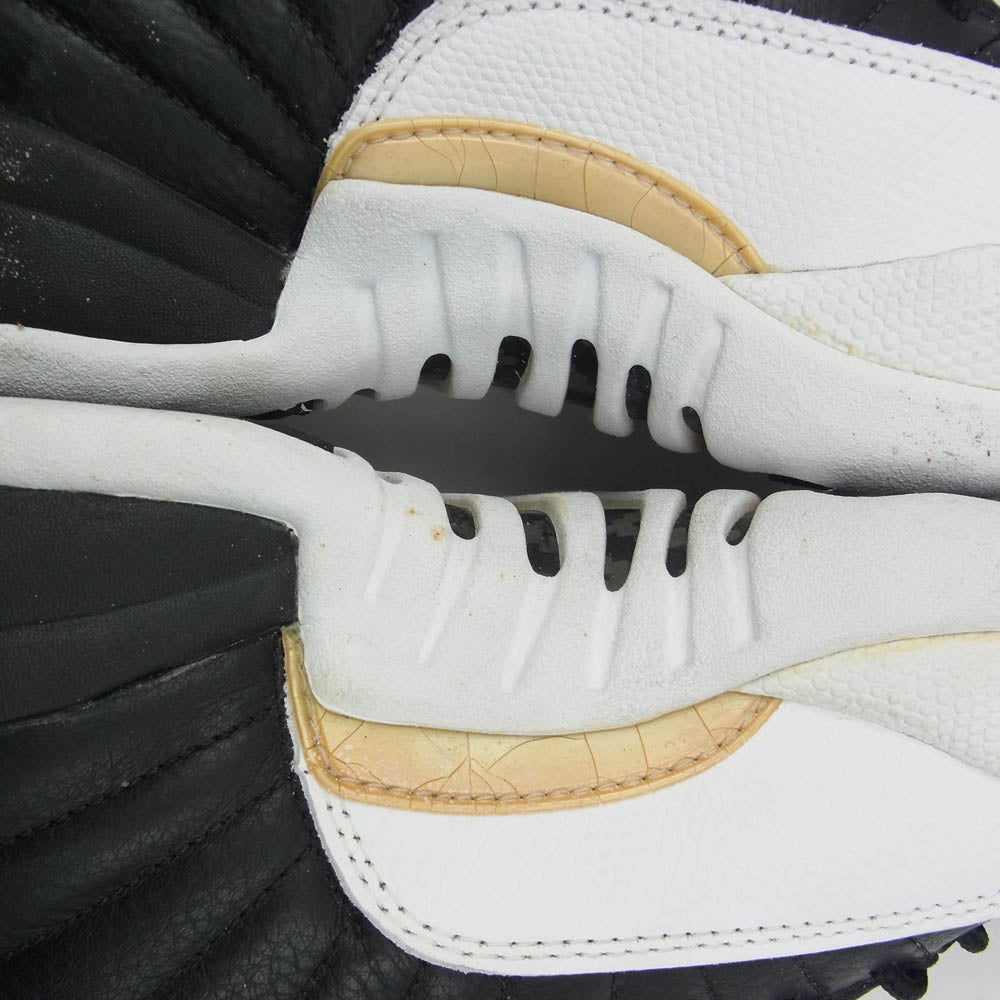 NIKE ナイキ 136001-061 観賞用 1996年製 AIR JORDAN 12 PLAY OFFS エアジョーダン 12 プレイオフ ハイカット スニーカー ブラック系 ホワイト系 26.5cm【中古】