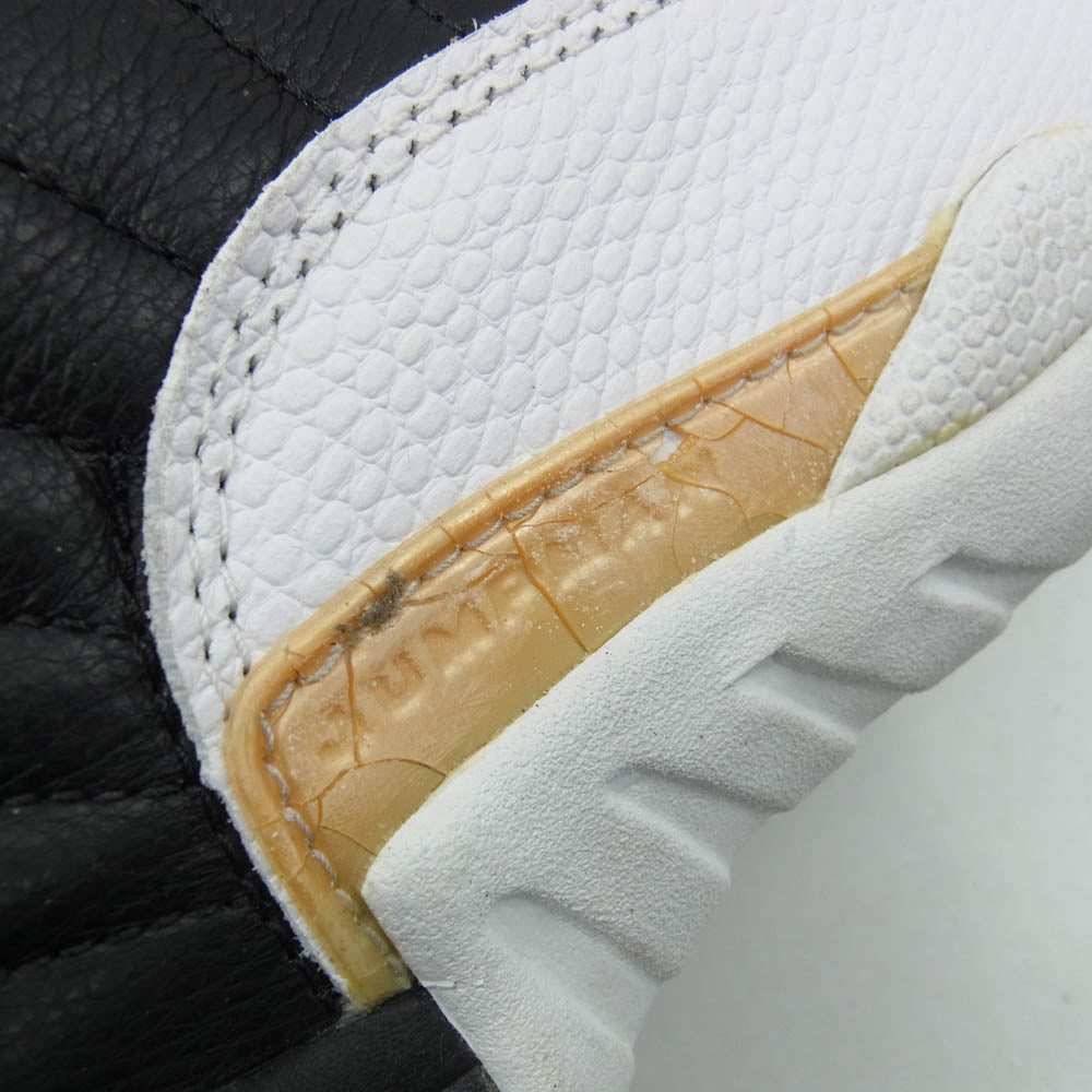 NIKE ナイキ 136001-061 観賞用 1996年製 AIR JORDAN 12 PLAY OFFS エアジョーダン 12 プレイオフ ハイカット スニーカー ブラック系 ホワイト系 26.5cm【中古】