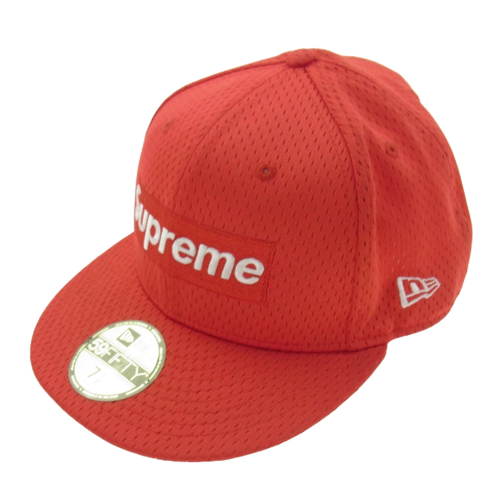 Supreme シュプリーム 18SS Mesh Box Logo Cap メッシュ ボックスロゴ キャップ 帽子 レッド系【中古】