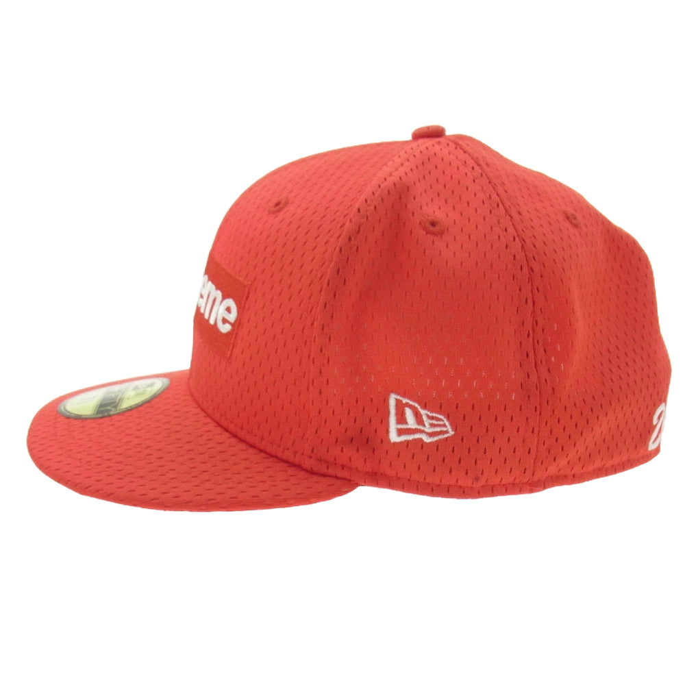 Supreme シュプリーム 18SS Mesh Box Logo Cap メッシュ ボックスロゴ キャップ 帽子 レッド系【中古】