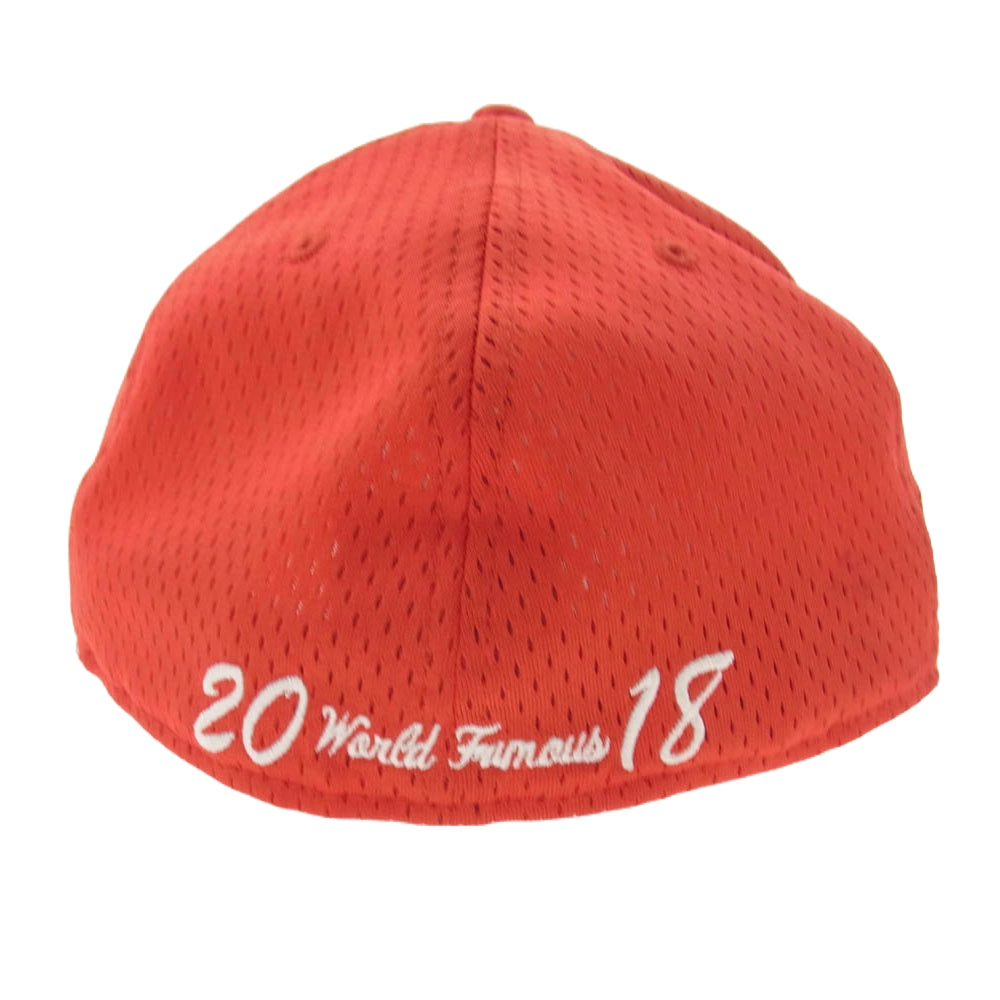 Supreme シュプリーム 18SS Mesh Box Logo Cap メッシュ ボックスロゴ キャップ 帽子 レッド系【中古】