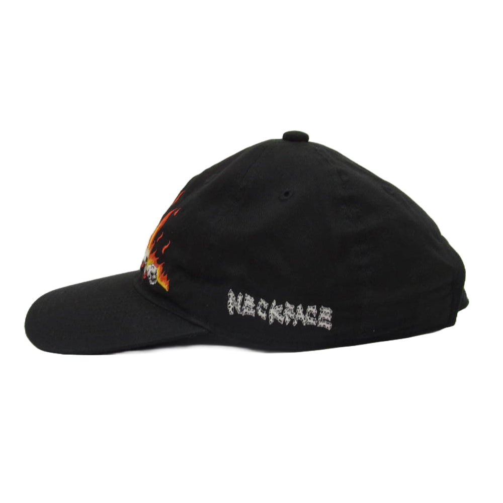 WACKO MARIA ワコマリア NECKFACE-WM-CP01 × NECK FACE ネックフェイス 6 PANEL CAP キャップ ブラック系【美品】【中古】