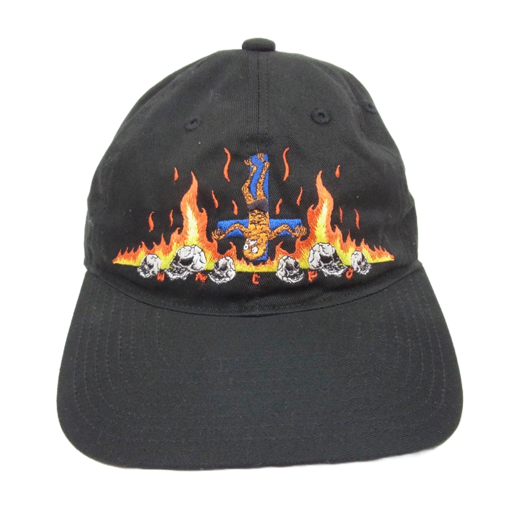WACKO MARIA ワコマリア NECKFACE-WM-CP01 × NECK FACE ネックフェイス 6 PANEL CAP キャップ ブラック系【美品】【中古】