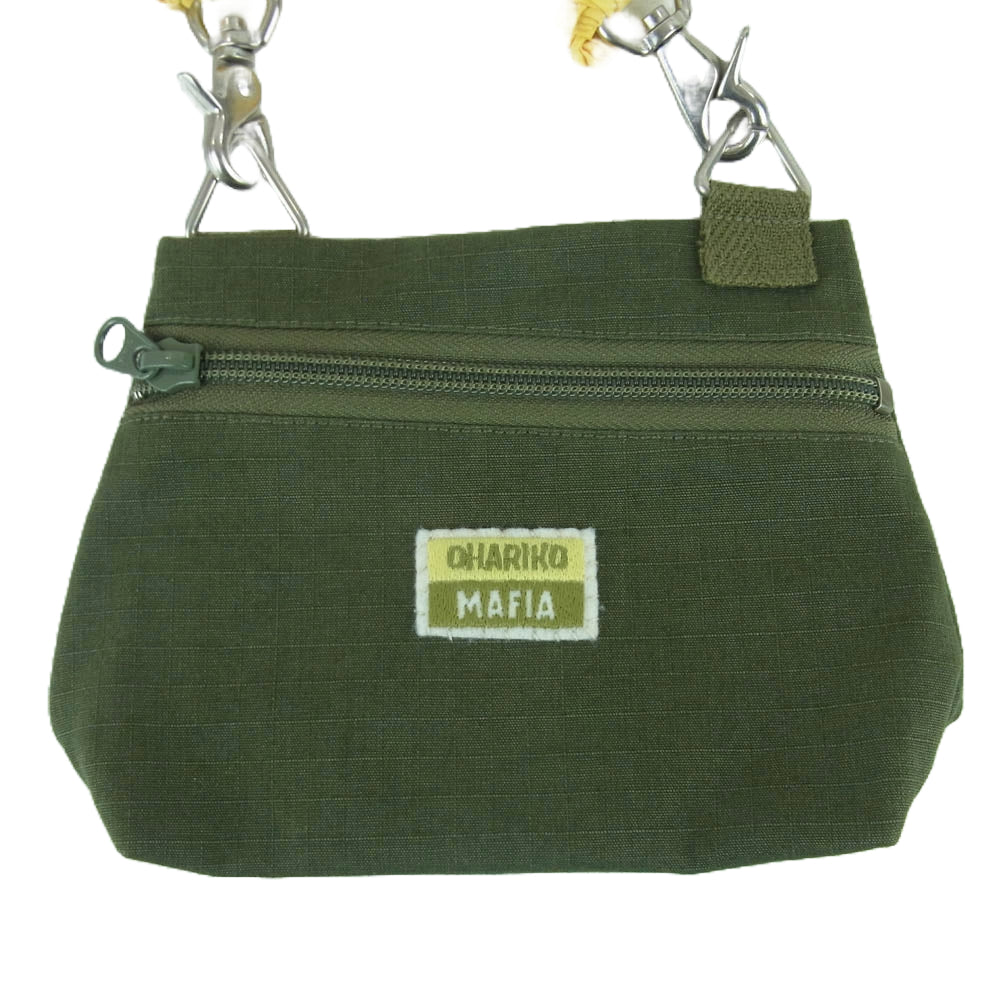 PORTER CLASSIC ポータークラシック OHARIKO MAFIA MILITARY MINI SHOULDER BAG ミリタリー ミニ ショルダー バッグ グリーン系 イエロー系【中古】