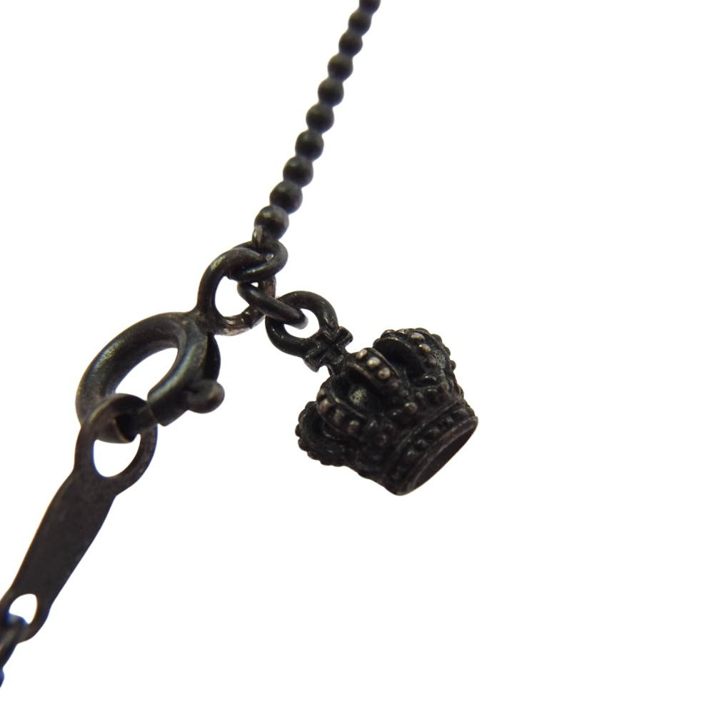 Justin Davis ジャスティンデイビス NATURAL ナチュラル スカル ストーン ネックレス ブラック系【中古】