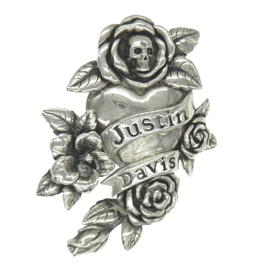 Justin Davis ジャスティンデイビス Tatoo Energy ペンダント トップ シルバー系【中古】