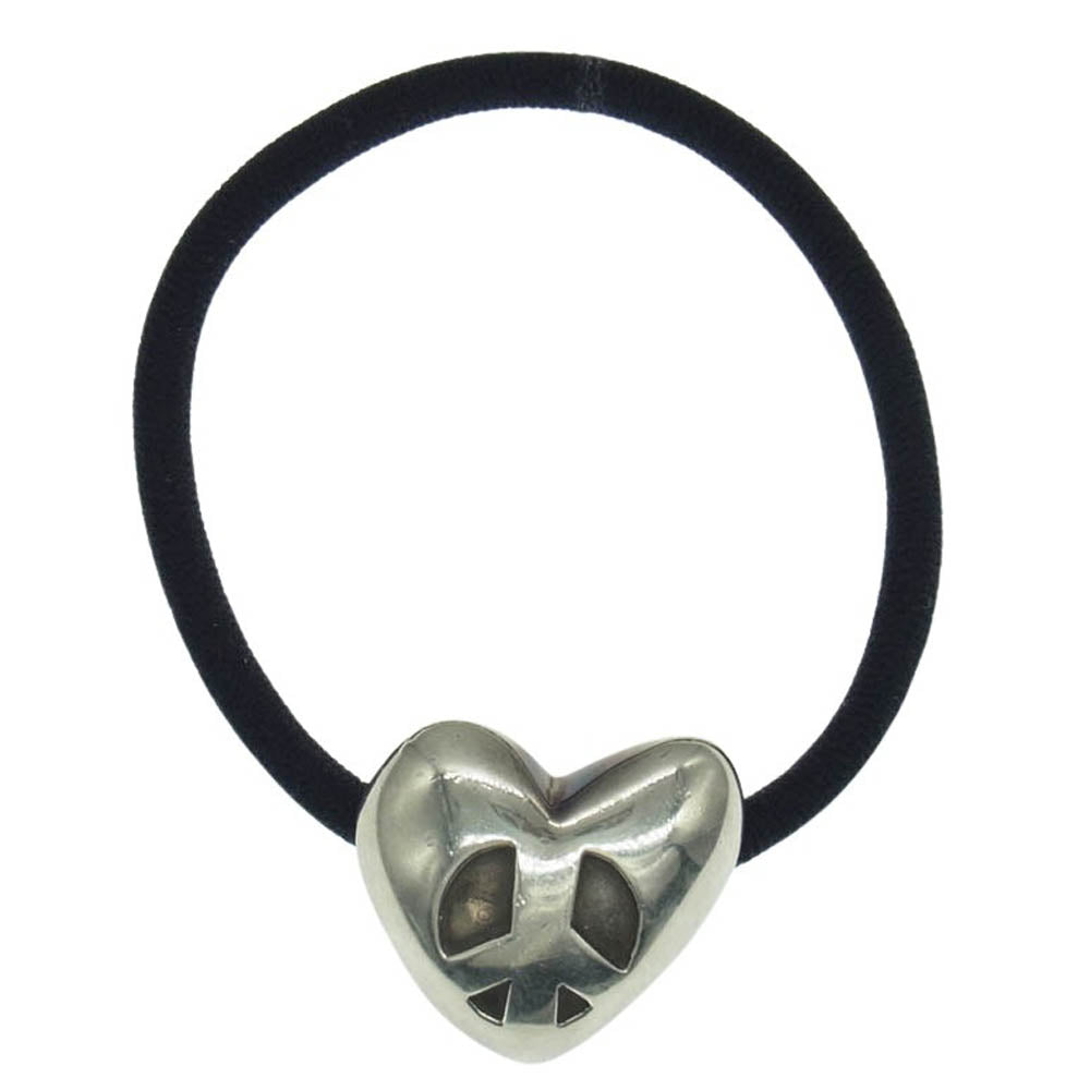 READY MADE レディメイド 24AW RE-SI-SI-00-00-300 HAIR TIE ハート モチーフ ピース デザイン ヘアタイ ヘアゴム シルバー系 ブラック系【中古】