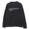 MONCLER モンクレール 23AW I209U8D00002 × Fragment  フラグメント 藤原ヒロシ プリント 長袖 ロングスリーブ Tシャツ カットソー ロンT ブラック系 M【中古】