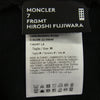 MONCLER モンクレール 23AW I209U8D00002 × Fragment  フラグメント 藤原ヒロシ プリント 長袖 ロングスリーブ Tシャツ カットソー ロンT ブラック系 M【中古】