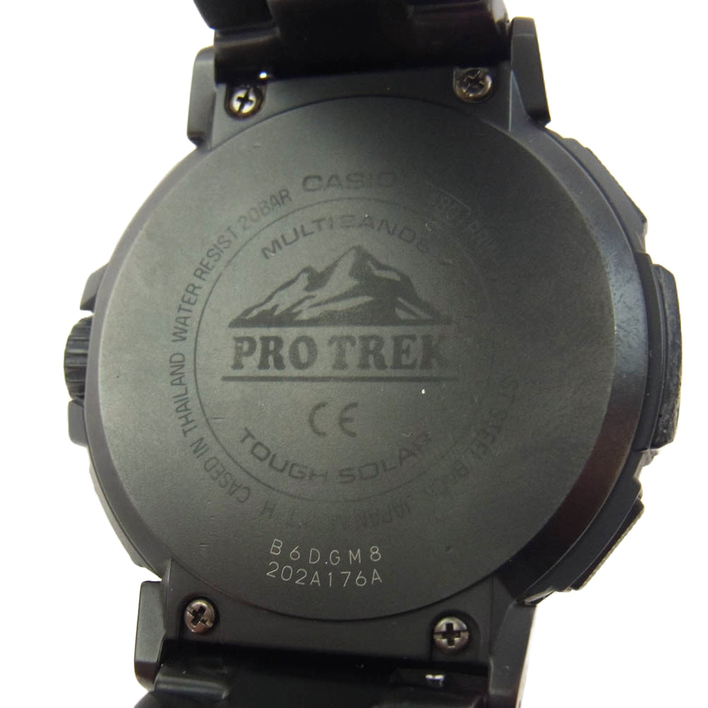 CASIO PROTREK カシオ プロトレック PRW-73XT-1JF 【現状品】Multifield Line PRO TREK プロトレック アングラーライン 電波ソーラー 腕時計 ブラック系【中古】