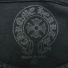 CHROME HEARTS クロムハーツ（原本無） NECK LOGO TEE ネックロゴ ロングスリーブ 長袖 Tシャツ カットソー ブラック系 XL【中古】