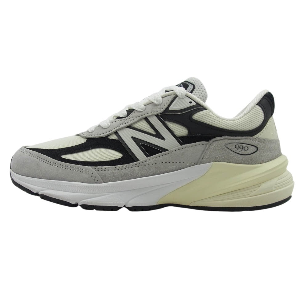 NEW BALANCE ニューバランス U990TG6 Made In USA 990v6 ローカット スニーカー ブラック系 ホワイト系 27.0cm【極上美品】【中古】