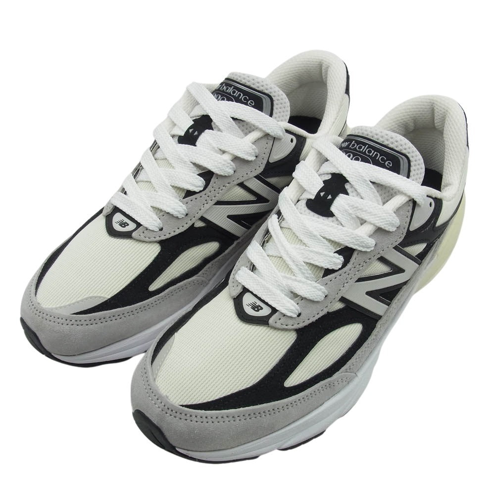 NEW BALANCE ニューバランス U990TG6 Made In USA 990v6 ローカット スニーカー ブラック系 ホワイト系 27.0cm【極上美品】【中古】