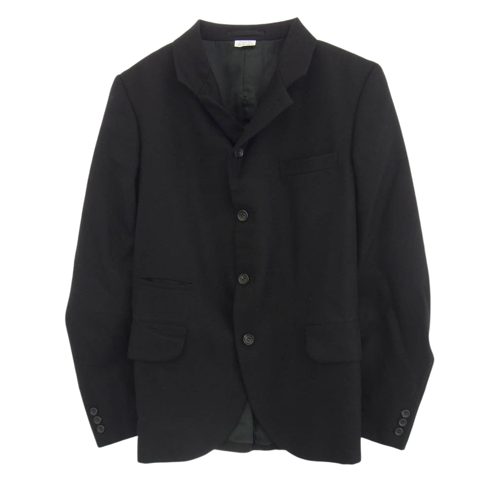 COMME des GARCONS HOMME PLUS コムデギャルソンオムプリュス 23SS PK-J017 バック 3 ジップ デザイン テーラード ジャケット ブラック系 M【中古】