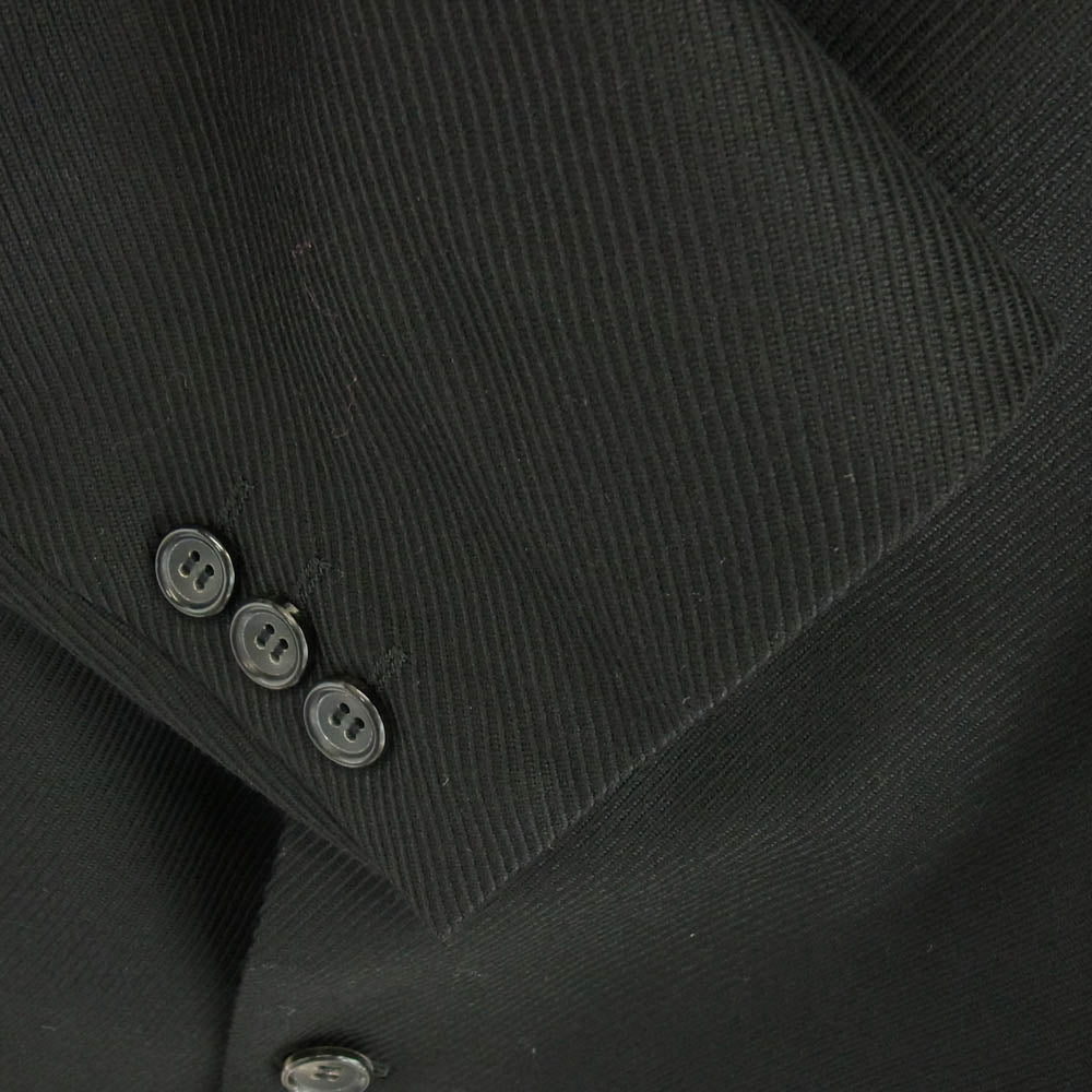 COMME des GARCONS HOMME PLUS コムデギャルソンオムプリュス 23SS PK-J017 バック 3 ジップ デザイン テーラード ジャケット ブラック系 M【中古】