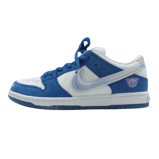 NIKE ナイキ FN7819-400 Born x Raised SB Dunk Low Pro QS One Block At a Time ボーンレイズド ダンク ロー プロ スニーカー ブルー系 ホワイト系 26cm【美品】【中古】