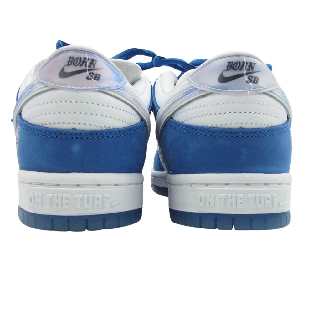 NIKE ナイキ FN7819-400 Born x Raised SB Dunk Low Pro QS One Block At a Time ボーンレイズド ダンク ロー プロ スニーカー ブルー系 ホワイト系 26cm【美品】【中古】